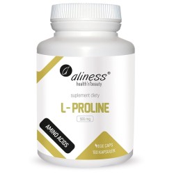 L-Proline 500 mg x 100 Vege...