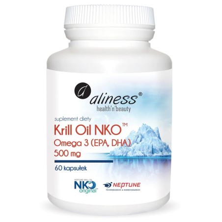 Olej z Kryla Krill Oil NKO Omega 3 EPA DHA 500 mg