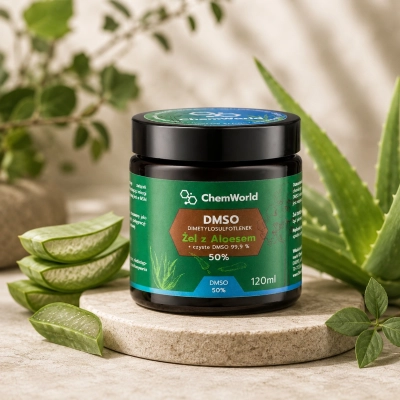 Żel DMSO 50% z Aloesem 120 ml mały