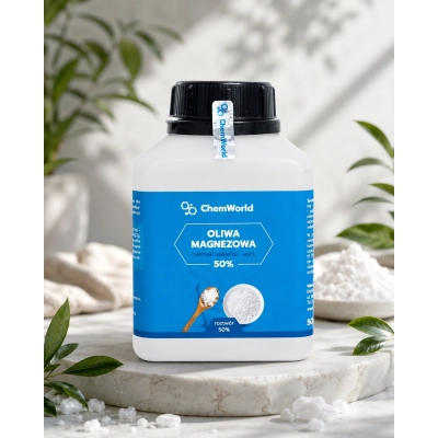 Oliwa Magnezowa 50% (chlorek) 500 ml Niebieska