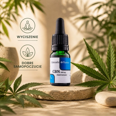 Olejek konopny CBN 1000 mg 10 ml pełne spektrum