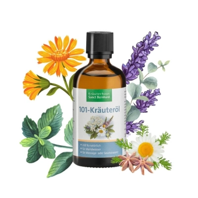 Olejek ziołowy 101 ziół, Bioaktywny, 100 ml
