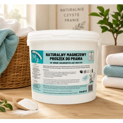Naturalny magnezowy proszek do prania 5kg