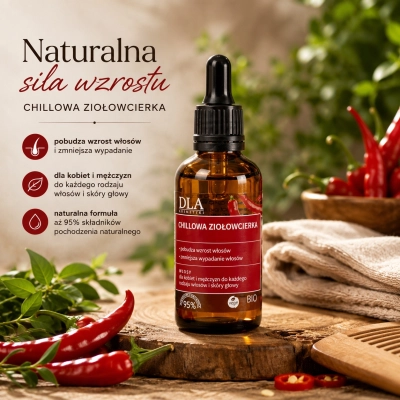 Ziołowcierka Chilli do włosów wypadających 50 g (wyprzedaż)