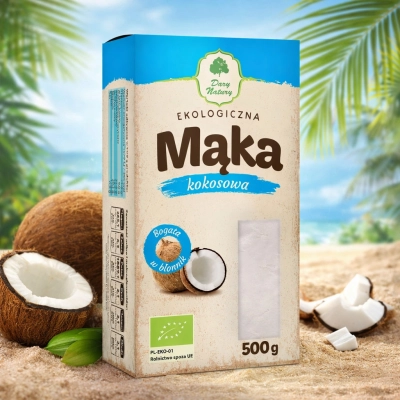 Mąka kokosowa Eko 0,5 kg