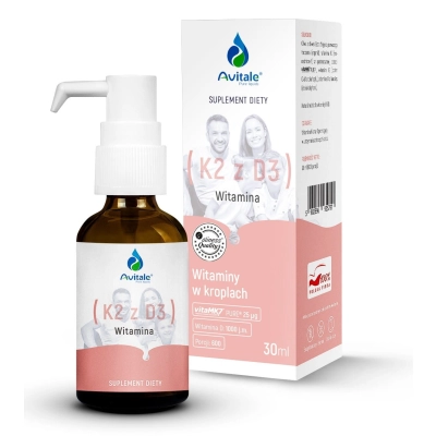 Krople Avitale K2 z D3 30 ml