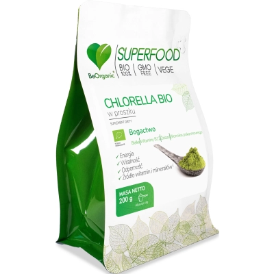 Chlorella BIO w proszku 200g
