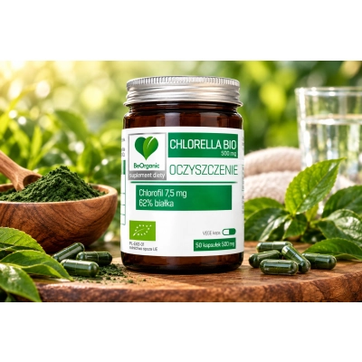 Chlorella BIO, 500mg 50 kapsułek