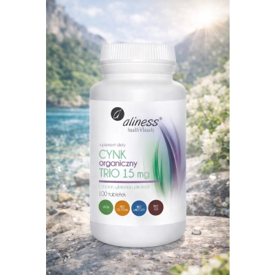 Cynk Organiczny Trio 15 mg x 100 tabletek