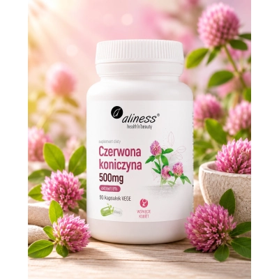 Czerwona koniczyna 500 mg 90 kapsułek vege
