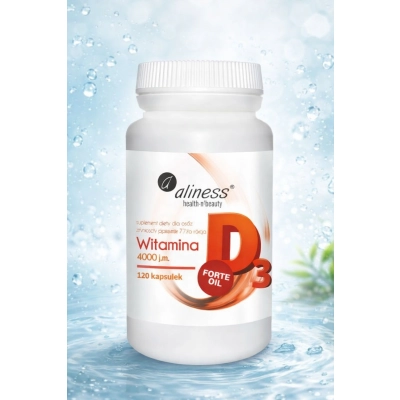 Witamina D3 Forte Oil 4000 j.m. 120 kapsułek