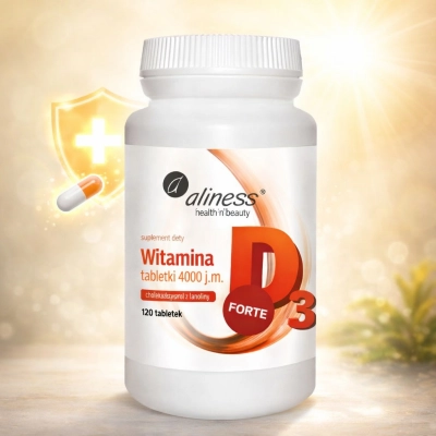 Witamina D3 forte 4000 120 tabletek.