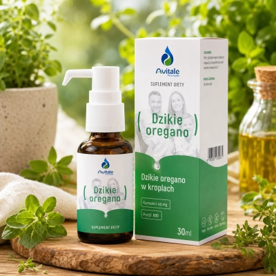 Krople Avitale Dzikie oregano 100% 30 ml