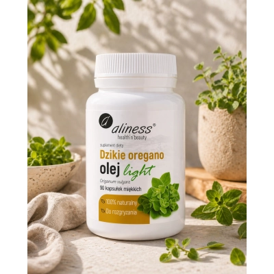 Dzikie Oregano olej light 90 kapsułek do rozgryzania