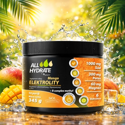 Elektrolity mango+B complex methyl 345 g