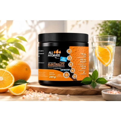 Elektrolity Senior BEZ POTASU orange 245 g