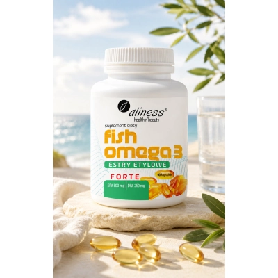 Fish Omega 3 Forte Estry 500/250mg x 90 kapsułek