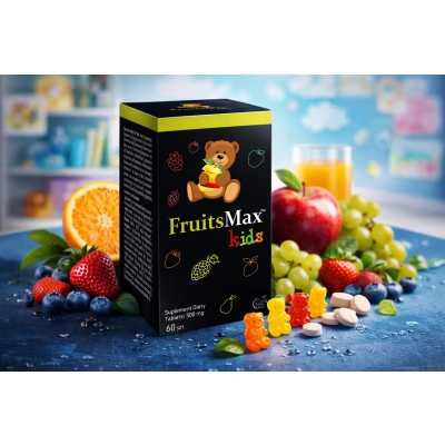 Fruits Max Kids 500 mg 60 tabletek do ssania