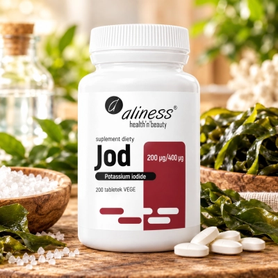 Jod (jodek potasu) 200 µg / 400 µg 200 tabletek