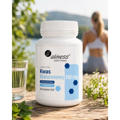Kwas Hialuronowy 150 mg 100 tabletek.
