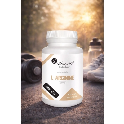 L-Arginine 800 mg x 100 kapsułek Vege ( Arginina)
