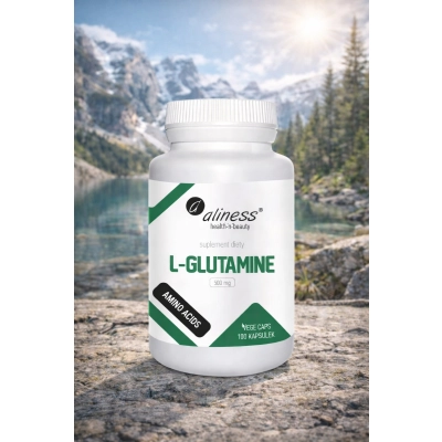 L-Glutamine (Glutamina) 500 mg x 100 kapsułek Vege