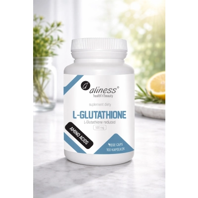 L-Glutathione reduced ( Glutation ) 500 mg x 100 kapsułek Vege