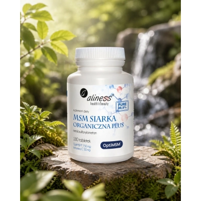 MSM Siarka Organiczna Plus x 180 tabletek
