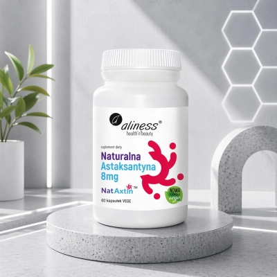 Naturalna Astaksantyna 8 mg 60 kapsułek