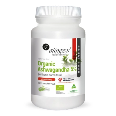 Organic Ashwagandha 100 kaps.