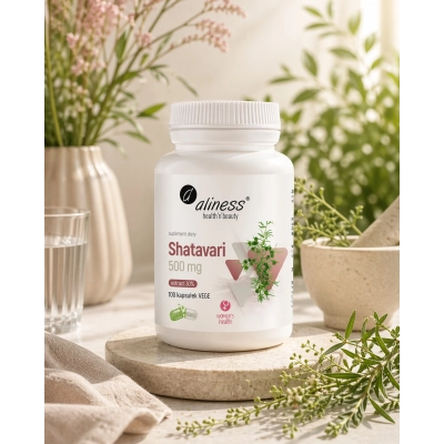 Shatavari 500mg 100 kapsułek vege