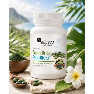 Spirulina Pacifica 500 mg 90 vege tabletek