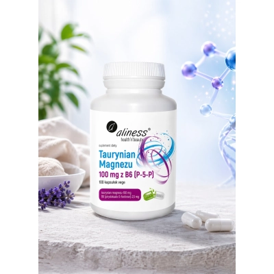 Taurynian magnezu 100 mg z B6