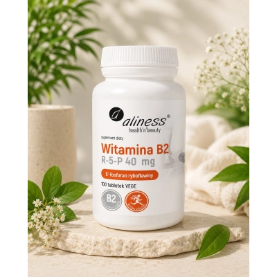 Witamina B2 (ryboflawina) 40 mg x 100 tab.(wyprzedaż)