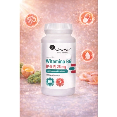 Witamina B6 25 mg x 100 tabletek Vege