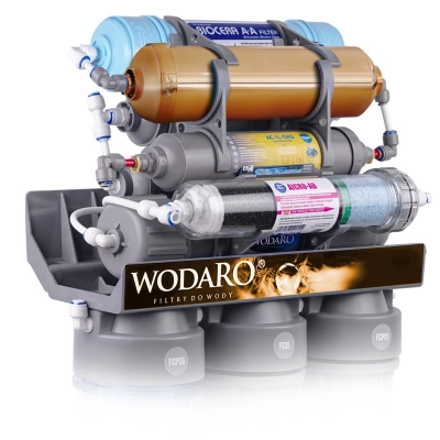 Zestaw RO10 wodaRO Gold Redox woda alkaliczna z czarnym kranem